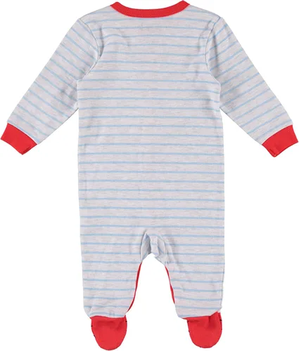 Vista 2 de Marvel Spiderman One Piece Sleeper-Footed Pajamas-Baby Boy Clothes