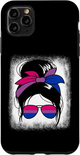 Vista 13 de iPhone 16 Bisexual Messy Bun Bi Sexual Women's Bisexual Case