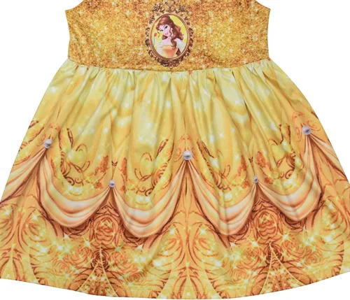 Vista 3 de Encanto Mirabel Vestido para niñas y niños pequeños, vestido de princesa, vestido de unicornio, vestido de sirena, disfraz de Isabella