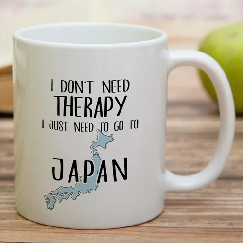 Vista 3 de Retreez Divertida taza japonesa de 11 onzas con texto en inglés «Just Need To Go To Japan Tokyo Lover – Sarcasmo Sarcasmo motivacional inspirador