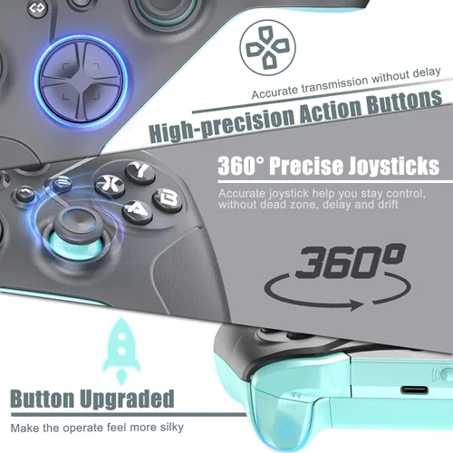 Vista 3 de Need to Upgrade Wireless Controller for Xbox, Game Controller Compatible with Xbox One, Xbox Series XS, Xbox One XS, iOS, Android, Steam Windows PC