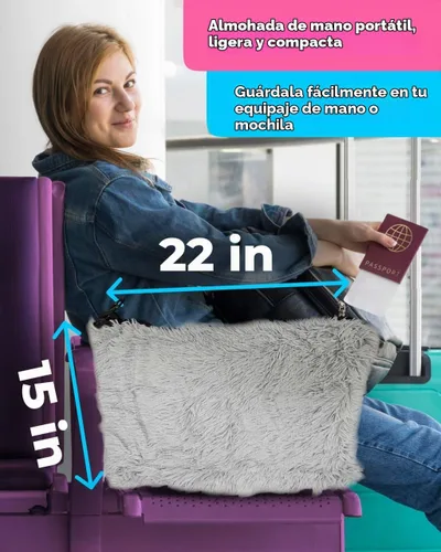 Vista 5 de Skywin - Almohada de viaje rellenable, almohada de viaje plegable