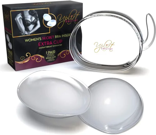 Vista 2 de Uplift Secret Inserciones de sujetador de silicona - Almohadillas de gel transparente para el pecho - Sujetador acolchado realzador de busto