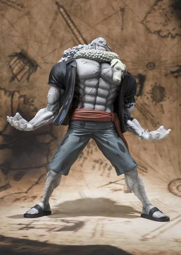 Vista 3 de Bandai Figura de Hordy Jones de Tamashii Nations "One-Piece" FiguartsZERO