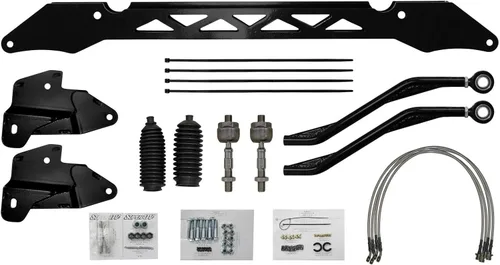 Vista 8 de SuperATV Kit de elevación resistente de 6" para Honda Pioneer 1000/1000-5 (2016-2021) - Negro - Kit completo con nuevos ejes Rhino 2.0, bola