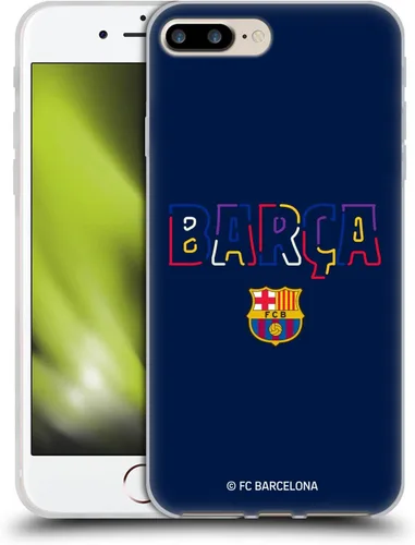 Vista 244 de Head Case Designs Funda de gel suave con licencia oficial del FC Barcelona Barca Crest Graphics [protección de grado militar] compatible con Apple