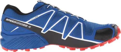 Vista 5 de Salomon Zapatillas de trail running Speedcross 4 para hombre Azul Yonder Negro Lava Naranja