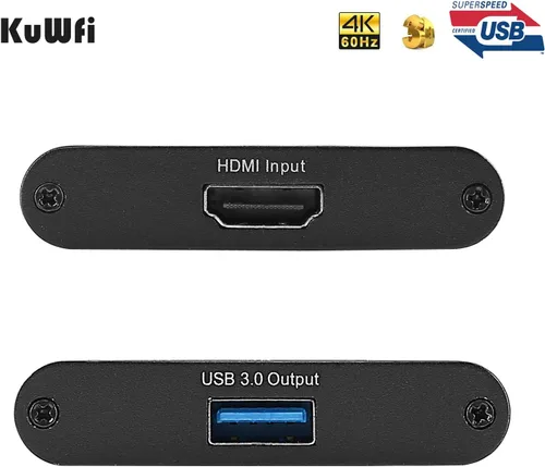 Vista 6 de KuWFi Tarjetas de captura para PC Gaming HDMI a USB3.0 Tarjetas de captura de audio y video
