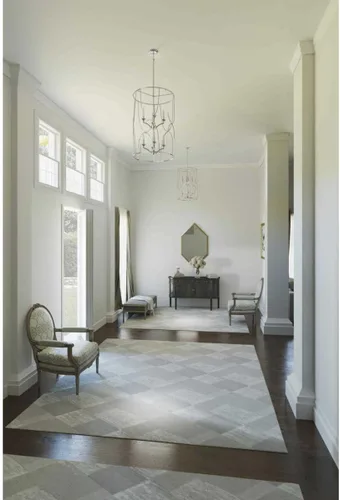 Vista 2 de Progress Lighting P500177-134 Colección Landree Foyer de ocho luces, Silver Ridge