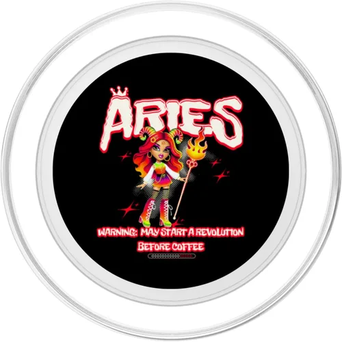 Vista 2 de Aries Y2K 90s Nostalgia Retro Vintage Astrology Zodiac PopSockets MagSafe PopGrip for iPhone