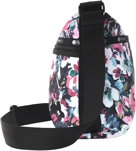 Vista 3 de LeSportsac Sweet Petals - Bolso cruzado pequeño estilo 3709color E457 romántico moderno inspirado en la acuarela floral flores ingeniosamente