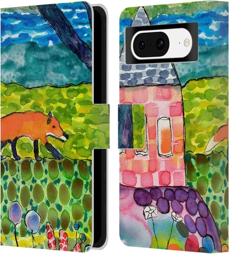 Vista 18 de Head Case Designs Officially Licensed Wyanne Half Light Nature 2 Leather Wallet Case Compatible with Google Pixel 8
