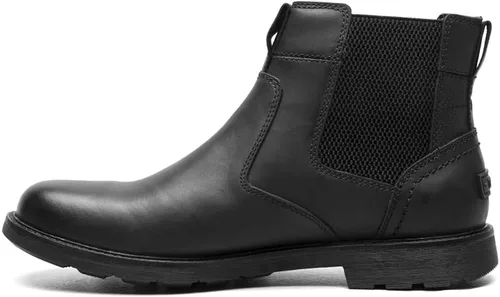 Vista 4 de Nunn Bush Botas Chelsea de cuero para hombre 1912 con puntera lisa con Scotchguard Defender