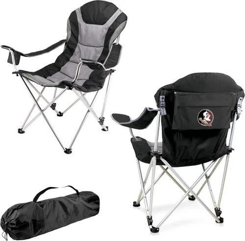 Vista 61 de Picnic TIME NCAA Arkansas Razorbacks Reclining Camp Chair - Beach Chair for Adults - Sports Chair with Carry Bag