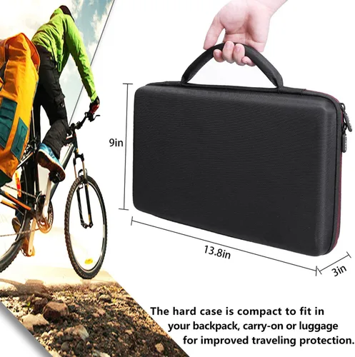 Vista 5 de LTGEM - Funda para controlador de DJ Hercules DJControl Inpulse 200 / DJControl Inpulse 200 MK2 - Bolsa de transporte protectora de viaje