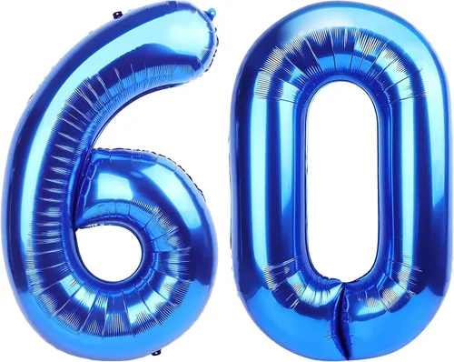 Vista 154 de Globos gigantes de números negros de 40 pulgadas, globos de aluminio de Mylar con helio para cumpleaños, globo número 0 para decoración de fiestas