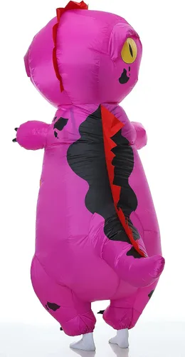 Vista 6 de FUNNY COSTUMES Disfraz de dinosaurio T-Rex para adultos tamaño gruñón