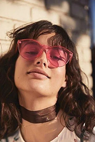 Vista 6 de Wearme Pro - Lentes para sol Super Retro Redondos, transparentes.