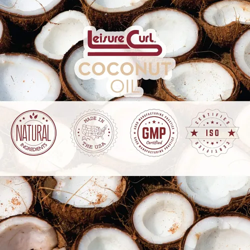 Vista 4 de Aceite de coco Defining Curl Jalea, 16 oz para hidratar, define rizos, elimina el encrespamiento, proporciona sujeción flexible