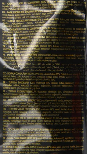 Vista 4 de Valrhona Chocolate negro - 66% cacao - Caraibe - 6 libras 9 oz bolsa de feves