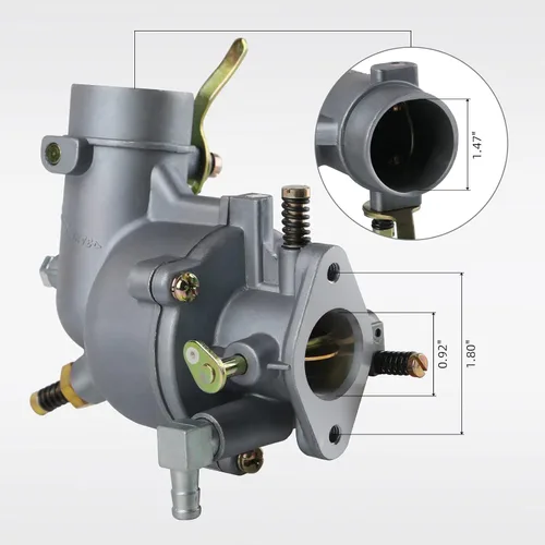 Vista 2 de Carburador compatible con 390323 394228 398170 194412 190432 190402 195422 190400 170401 7HP 8HP 9HP Generador de motores horizontales Troybilt Carb
