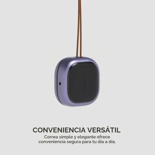 Vista 3 de VRS Design Funda moderna para Galaxy Buds (2023, 2022, 2021, 2020), color morado