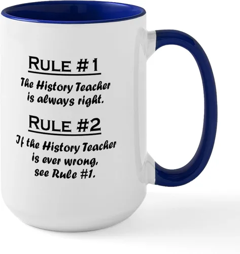 Vista 39 de CafePress Taza de café de cerámica para profesor/matemáticas inglesas, taza de té de 15 onzas