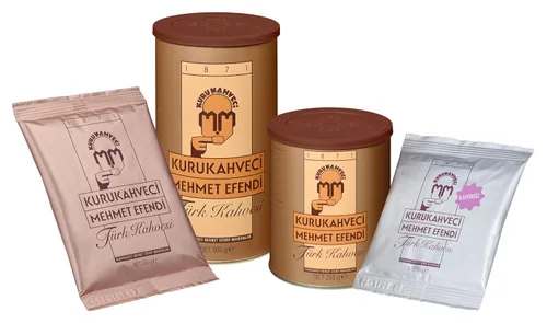 Vista 5 de KURUKAHVECI MEHMET EFENDI Café turco, granos arábica, molido tostado, rico aroma, fresco, de cuerpo medio a pesado, sabor original desde 1871