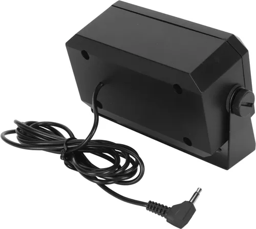 Vista 8 de Altavoz rectangular de comunicaciones externas para CB, jamón, radio GMRS y escáneres policiales con soporte giratorio, 2-3/4" x 4-1/2
