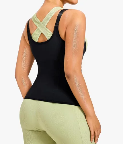 Vista 2 de GAODI Traje de sauna para mujer, moldeador de cuerpo
