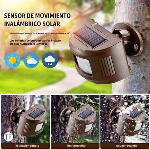 Vista 4 de eMACROS - Alarma solar inalámbrica para entrada con 7 zonas, no funciona con otras