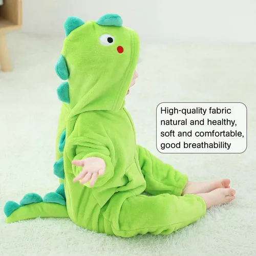 Vista 5 de LOLANTA Pijama suave de una pieza para niños y niñas, para regalo de cumpleaños