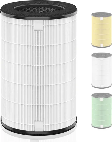 Vista 10 de AP-T10-WT AP-T10FL - Filtro de repuesto compatible con filtro de purificador de aire HoMedics TotalClean Tower Modelo AP-T10 AP-T10-WT AP-T10-BK