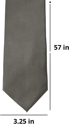Vista 96 de tiemart Corbata de color sólido para hombre Longitud estándar
