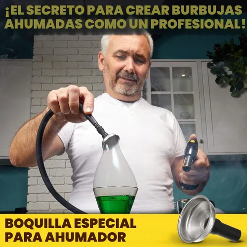 Vista 2 de Homia Boquilla para Infusor de Humo, Accesorio de Burbujas