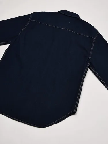 Vista 4 de Billy Reid - Camisa de trabajo para hombre (latón vaquero)