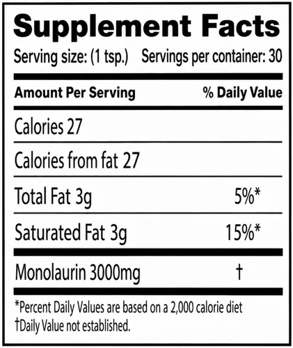 Vista 2 de Lauricidin Mini pellets de monolaurina, 3.2 oz (90 g), 30 porciones