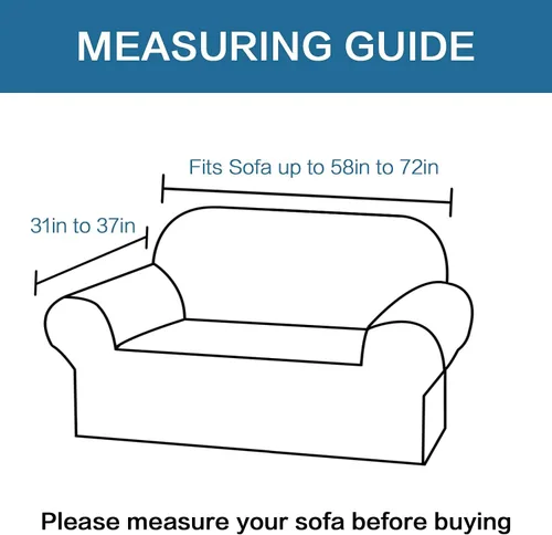Vista 7 de H.VERSAILTEX Fundas elásticas para sofá de 3 cojines, paquete de fundas de sofá biplaza para sillón de 2 cojines, fundas para sillón de 1 plaza