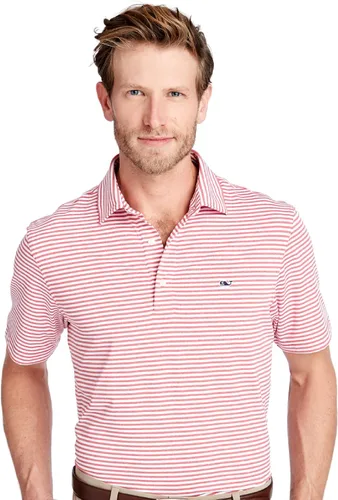 Vista 14 de Vineyard Vines Polo Bradley Stripe Sankaty para hombre Ocean Breeze Tejeda