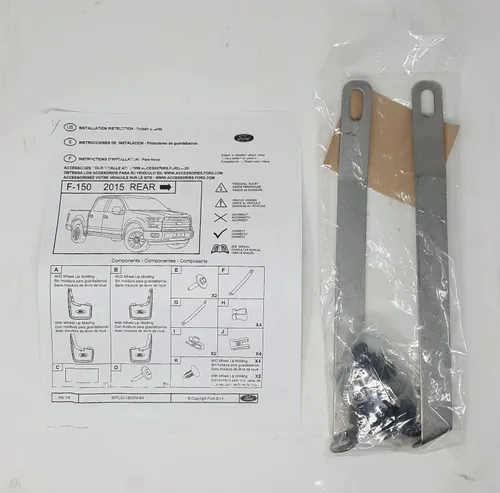 Vista 7 de Ford 2015-2020 F-150 Guardabarros moldeados OEM sin molduras de labio de rueda