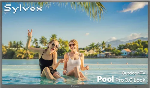 Vista 12 de SYLVOX Televisor exterior de 43", 4K HDR 10, Dolby Atmos, interfaz