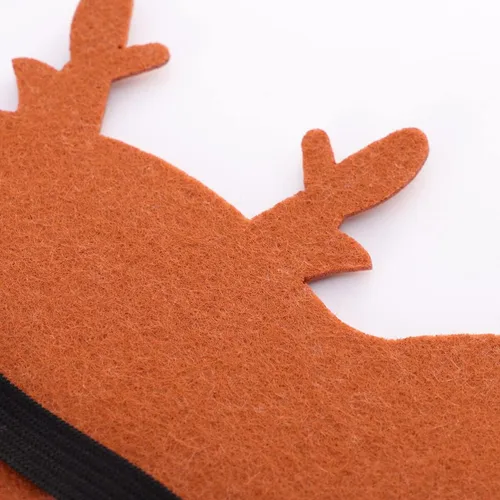 Vista 8 de Máscaras de animales de fieltro, 10 unidades, máscaras de animales de dibujos animados, suministros de fiesta de cosplay, máscaras de Halloween