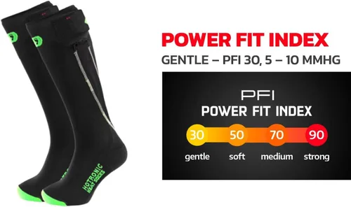 Vista 3 de Hotronic Unisex XLP PFI 30 Surround Thin Heat Socks Only Gentle Compression Foot-Warming Heated Cold-Weather Winter Socks