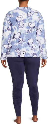 Vista 3 de Peanuts Snoopy - Pijama de 2 piezas para mujer y mujer