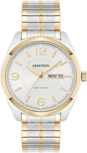 Vista 7 de Armitron Reloj de pulsera para hombre con función de día-fecha, correa de expansión, 20-4591