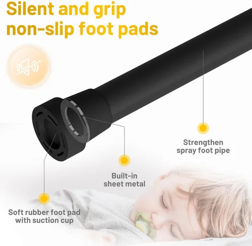 Vista 4 de CLORIS Trampolín plegable de 40 pulgadas con mango de espuma ajustable, con funda acolchada segura, el mejor regalo.