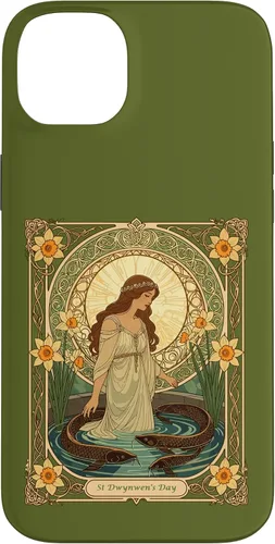 Vista 15 de Dwynwen's Well and Sacred Fish Case for iPhone 17