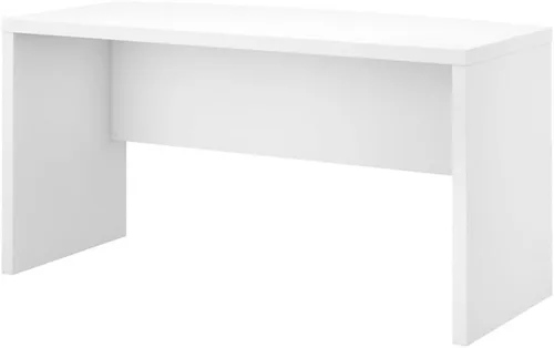 Vista 9 de Bush Business Furniture - Escritorio frontal con lazo con gestión de cables, mesa para computadora de oficina Echo Collection para oficina en casa