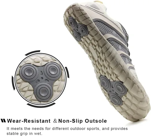 Vista 5 de Oranginer - Tenis minimalistas para hombre, de estilo descalzo, con puntera amplia, para entrenamiento funcional