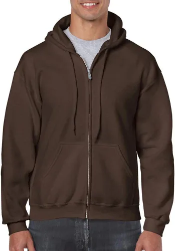 Vista 58 de Gildan Sudadera con capucha y cremallera completa para hombre